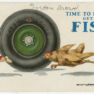 Fisk Tire Company Print Ad - Time to Re-tire