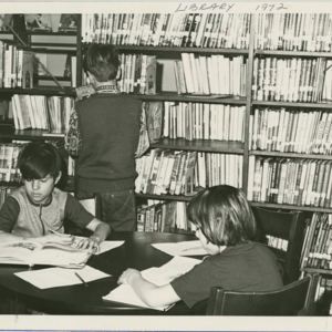 Patrick E. Bowe School - Building Addition, Advisors and Staff - Library in use