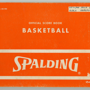 Chicopee High School Girls Basketball Official Scorebook 1980-1981