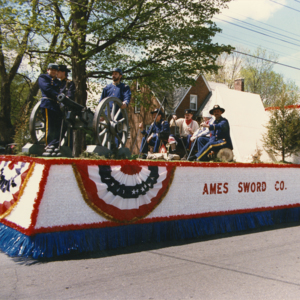 Chicopee Centennial Celebration - Ames Sword Co Float