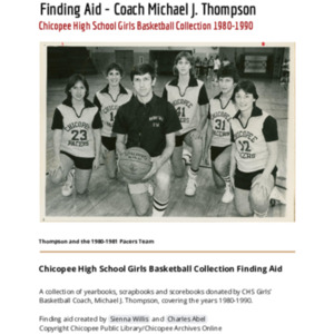 Chicopee High School Girls Basketball Collection Finding Aid (1).pdf