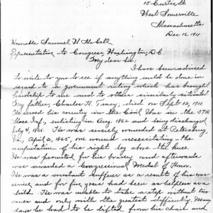Nellie Tracy&#039;s Letter to Hon. S.W. McCall