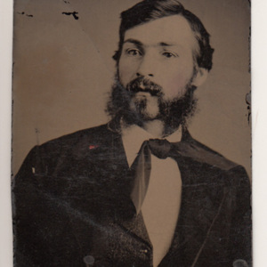 Tintype image of Charles H. Tracy