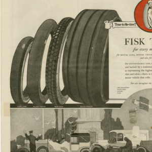 Fisk Tire Company Print Ad - Fisk Tires for Every Motor Vehicle