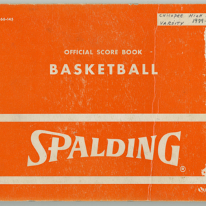 Chicopee High School Girls Basketball Official Scorebook 1979- 1980
