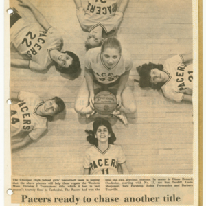 Chicopee High School Girls Basketball Scrapbook 1983