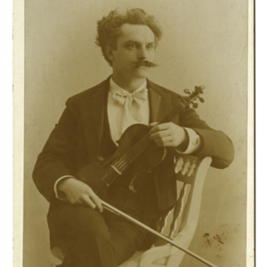 Portrait of a Man with Violin