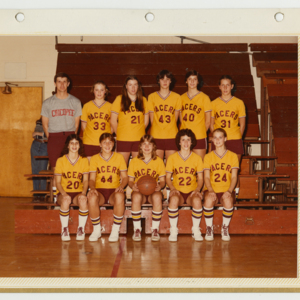 Chicopee High School Girls Basketball Scrapbook 1982